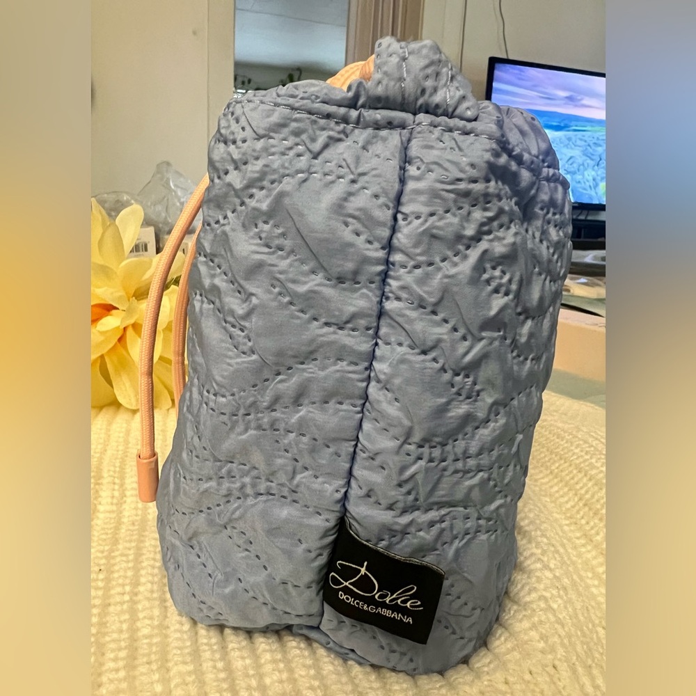 Dolce & Gabbana Light Blue Quilted Bag - Picture 6 of 6
